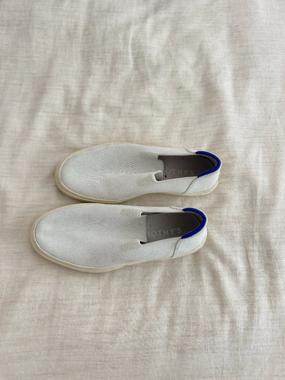 White Slip On Rothys - Picture 1 of 3